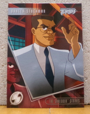TEENAGE MUTANT NINJA TURTLES SHREDDER STRIKES TRADING CARD DR. BAXTER STOCKMAN