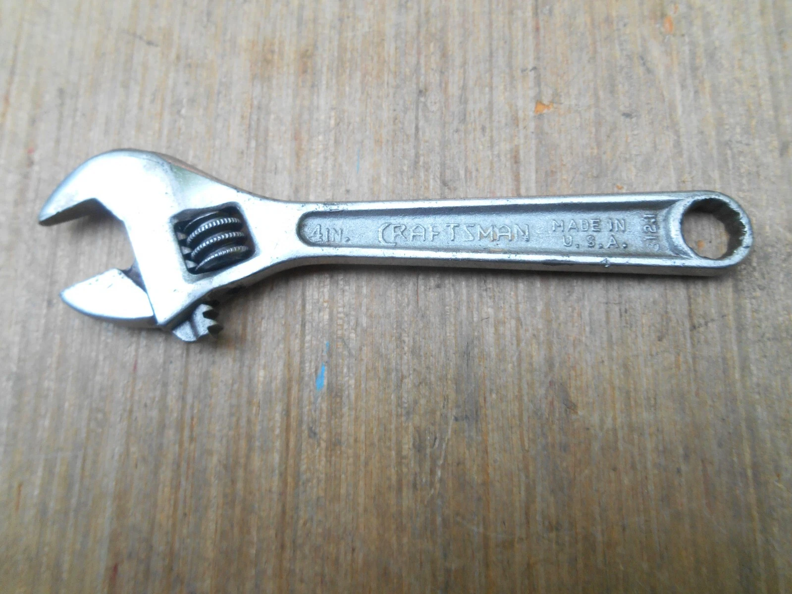 VTG CRAFTSMAN 4" ADJUSTABLE WRENCH , VANADIUM , 312.1?