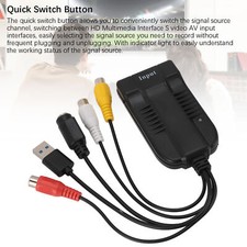 Video Card Plug And Play HD Multimedia Interface AV S Video To USB Ca US