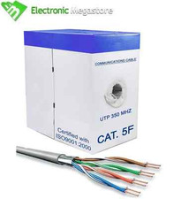 MATASSA BOBINA LAN CAT5e FTP SCHERMATO CAVO ETHERNET DI RETE 50 100 305 METRI
