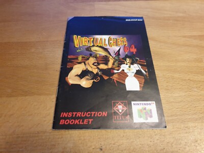 Virtual Chess 64  Nintendo 64 Anleitung Manual Spielanleitung