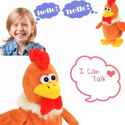 Sprechendes Huhn Kinder Elektronische Huhn Plüschtier Gehendes Huhn Kuscheltier - Bild 7 von 12