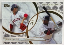 Pedro Martinez / David Ortiz 2024 Topps Dynamic Duals #6 - BOSTON RED SOX