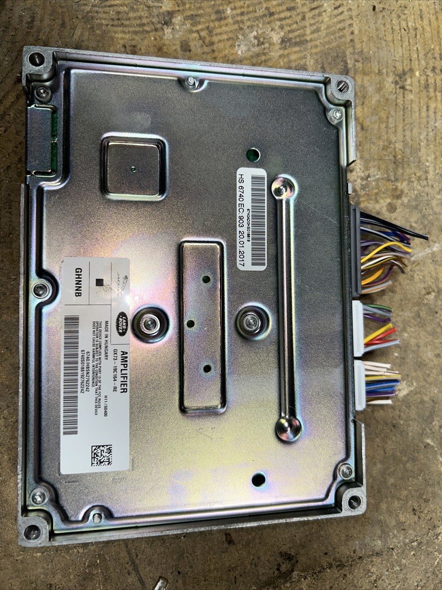JAGUAR XE XF F PACE X761 AUDIO RADIO SPEAKER AMPLIFIER GX73-19C164