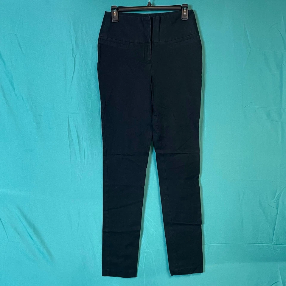 Arden B Womens Pants Black Size 6 Pockets Zipper Casual Stretch Straight - Image 2 of 4