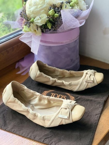 Women Tod's Heels Beige Suede 36 #O5CP