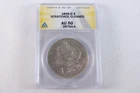 NobleSpirit Morgan SILVER Dollar 1896-O ANACS AU 50 details SLIDER