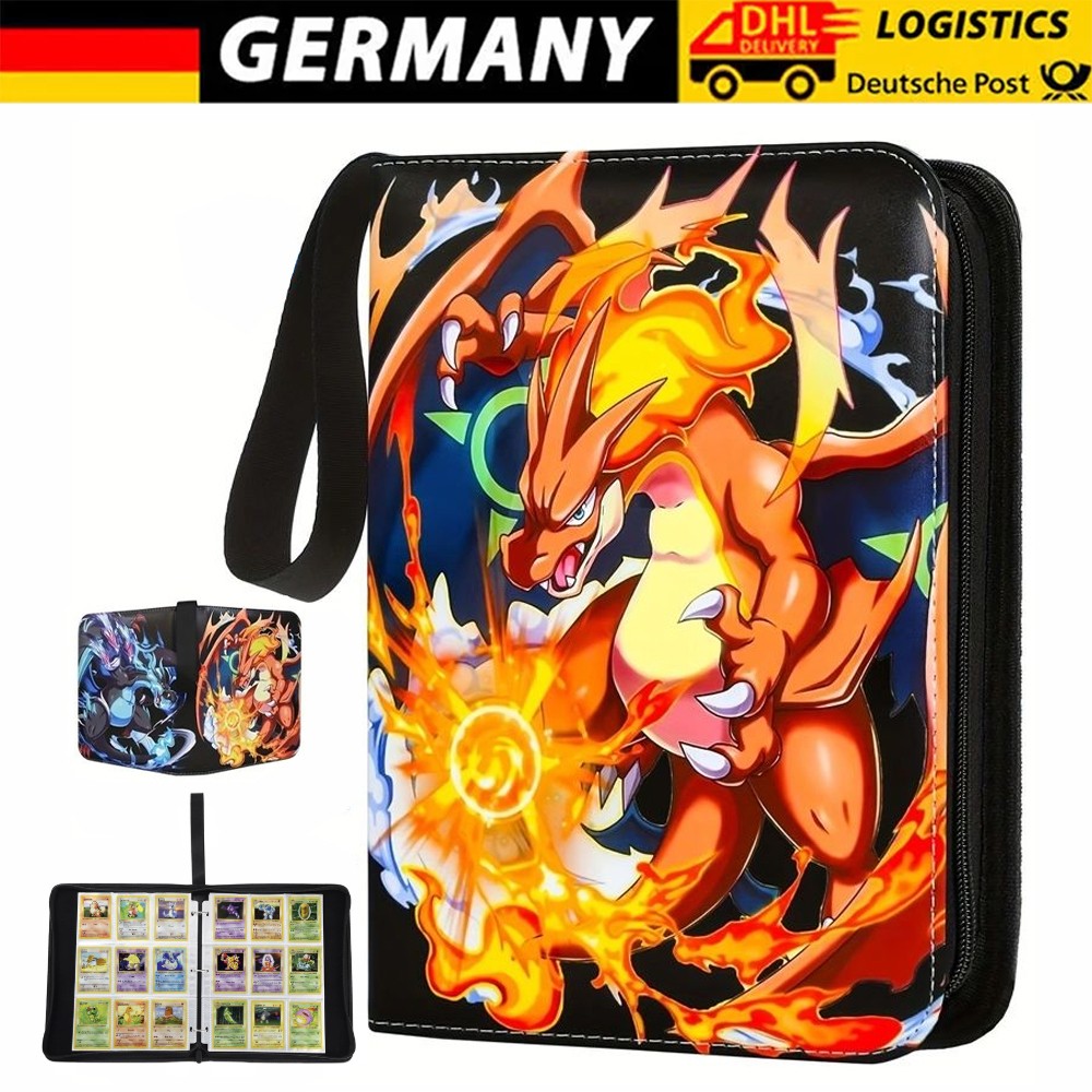 Pokémon Pikachu raccoglitore figurine album 900 carte album figurine porta carte DHL