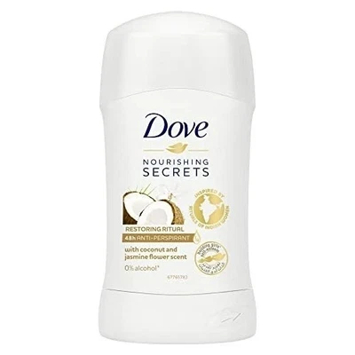 Dove Restoring Ritual Antiperspirant Stick 40ml Coconut Jasmine - Image 1 of 4
