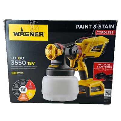Wagner Flexio 3550 18V Cordless HVLP Paint And Stain Sprayer