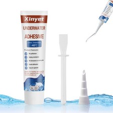 Xinyet 120ml Aquarium Silicone Sealant Clear, Underwater 120 ml, Clear