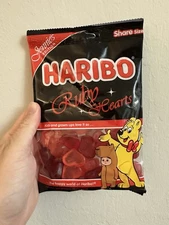 Haribo x Jennie Ruby Hearts (Jennie’s Edition) Share Size 8oz – Brand new sealed