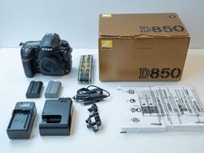 Nikon D850 45.7MP DSLR Camera 3.2  Touchscreen Black Body Read description 