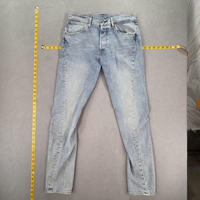 Levis Engineered Jeans Mens Blue Light Wash Twisted Red Patch LEJ 512 Fits 30x31