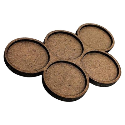 MDF Movement Trays - Customizable Tabletop Base with Slots for Miniatures, Fi...