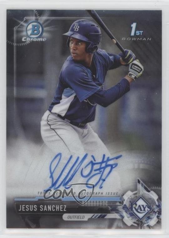 2017 Bowman Chrome Prospect Auto Jesus Sanchez #CPA-JS Auto 0rm0