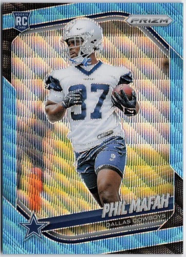 2025 Panini Prizm #378 Phil Mafah Blue Wave #/230 RC