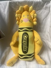 Crayola Lion Plush 19" Yellow Crayon 2008