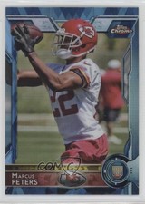 2015 Topps Chrome Rookies Hot Box Blue Diamond Refractor Marcus Peters #124 1m8
