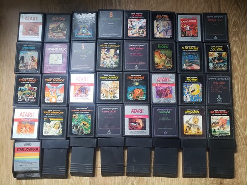 Lot De 14 Jeux Atari 2600 – Non Testés, Certaines Cartouches Sans étiquette