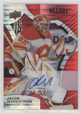 2021-22 Upper Deck Allure Red Rainbow Auto Jacob Markstrom #12 Auto 06yk