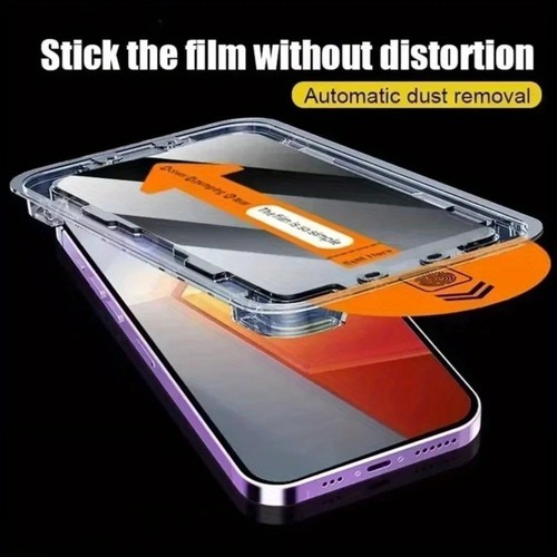 One‐Click Protezione Schermo Senza Polvere + Applicatore | iPhone 16/15/14/13 Pro Max - Foto 5 di 6