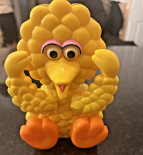 Vintage Sesame Street Big Bird Figure Toy PVC Jim Henson 1980s Collectible