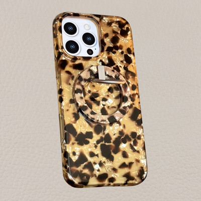 Velvet Caviar Blonde Tortoise Shell Case iPhone 16 Pro Max MagSafe Brown