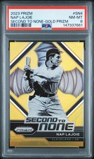 2023 Panini Prizm Second To None Nap Lajoie Gold PSA 8