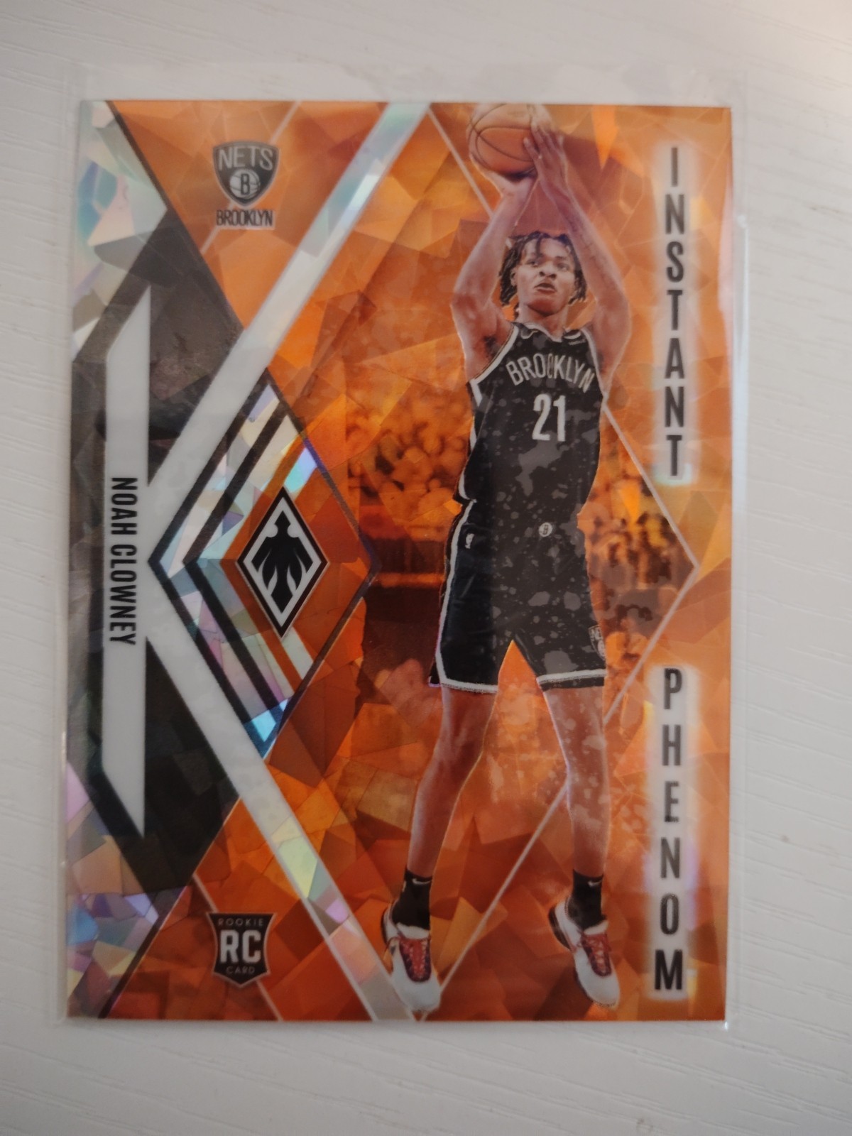 2023-24 Phoenix Instant Phenom Orange Ice Noah Clowney Rookie 137/249, Mint