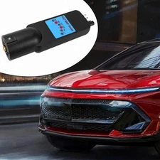 Trailer Light Tester Round RV Blade Trailer Connector Tester for Pickup