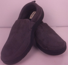 Dearfoams Mens Cozy Comfort Gray Slip On Slippers Size M 9-10 .      BLDG 