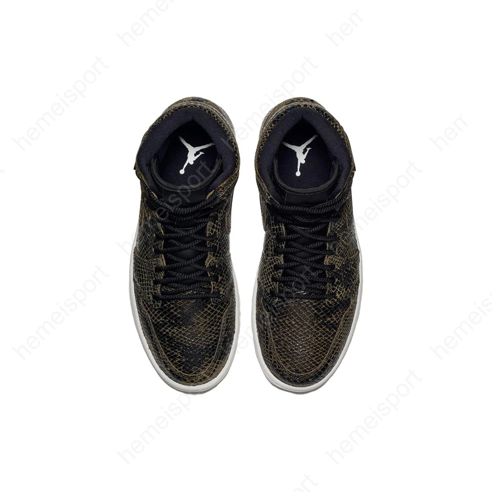 Mujer Air Jordan 1 Retro Alta Premium Piel de Serpiente AH7389-302 Foto 3 de 4