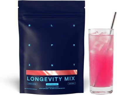 Blueprint Bryan Johnson Longevity Mix   Blood Orange, 30 Servings