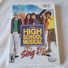 High School Musical Sing It Nintendo Wii - disc/manual/case Adult Owned