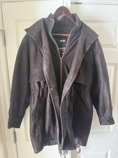 Wilson Women's Vintage Leather Jacket Brown Size L