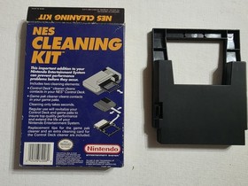 NES Cleaning Kit - Official Nintendo Cartridge + Box - Authentic 1980s Accessory