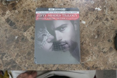 Fifty Shades of Grey Trilogy 4K Steelbook BRAND NEW & FACTORY SEALED OOP