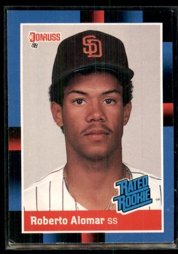 1988 Donruss Roberto Alomar RC San Diego Padres #34