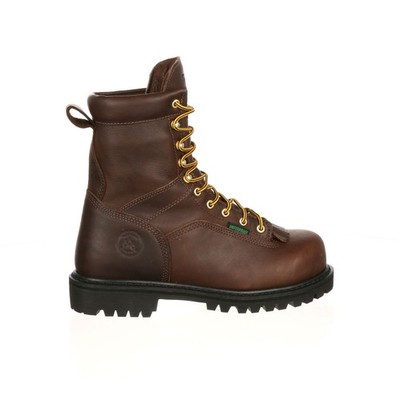 Georgia Boot G8341 Lace-to-Toe Steel Toe Waterproof Work Boot for Men