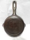 VTG Griswold Iron Mountain #3 1031 Cast Iron Skillet Heat Ring Double Pour (Z88S
