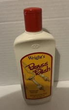 Wright's Brass Chrome Bronze Pewter Polish Cleaner 8oz Discontinued 80% Full