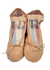 Capezio Ballet Slippers Girls 12.5"Wide Pink Daisy Leather