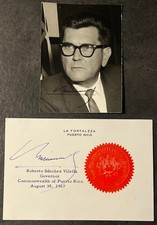 Roberto Sanchez Vilella Signed Photo Autograp...