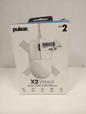 #ad #ad Pulsar X2 Wired eSports Mouse Size 2 Medium White $19.99