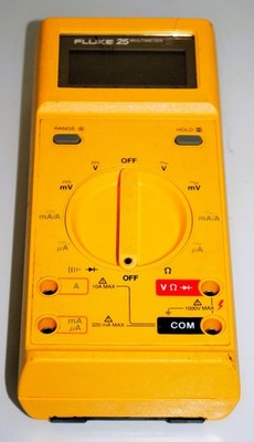 FLUKE MODEL 25 MULTIMETER works fine comes with no leads