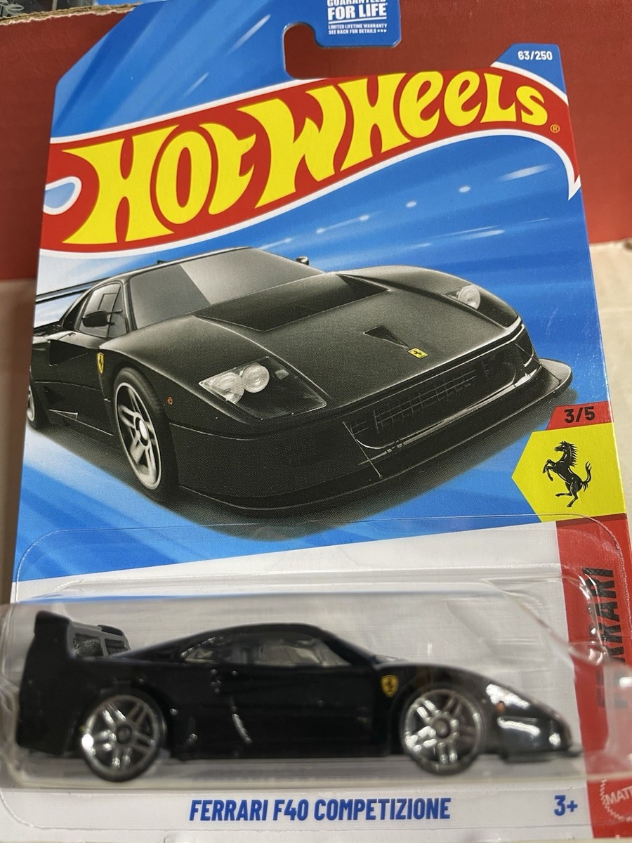 HTF 2026 Hot Wheels Black FERRARI F40 COMPETIZIONE-Ferrari Series