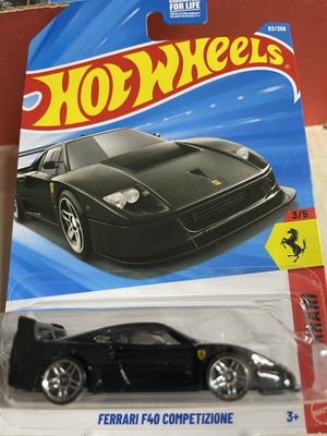 HTF 2026 Hot Wheels Black FERRARI F40 COMPETIZIONE-Ferrari Series