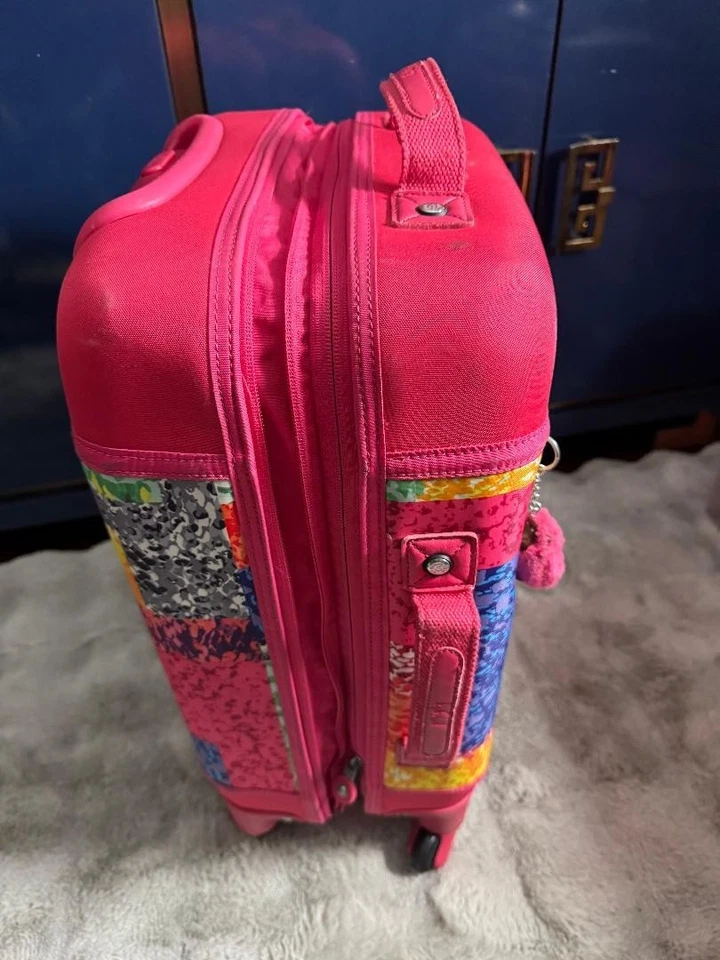 Kipling Monti 20" Carry-On Overhead 4-Wheel Spinner Bag Pink Pre-own EXPAND - Image 2 of 4