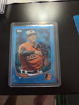 2013 Topps - Manny Machado #270 Silver Slate Blue Sparkle! RC! Great Condition!